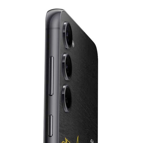 DC Comics Batman Dark Knight Logo Yellow & Black Galaxy S23 Plus Skin