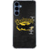 DC Comics Batman Dark Knight Logo Yellow & Black Galaxy S24 Clear Case