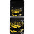 DC Comics Batman Dark Knight Logo Yellow & Black Galaxy Z Flip4 5G Skin