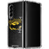 DC Comics Batman Dark Knight Logo Yellow & Black Galaxy Z Fold4 5G Clear Case