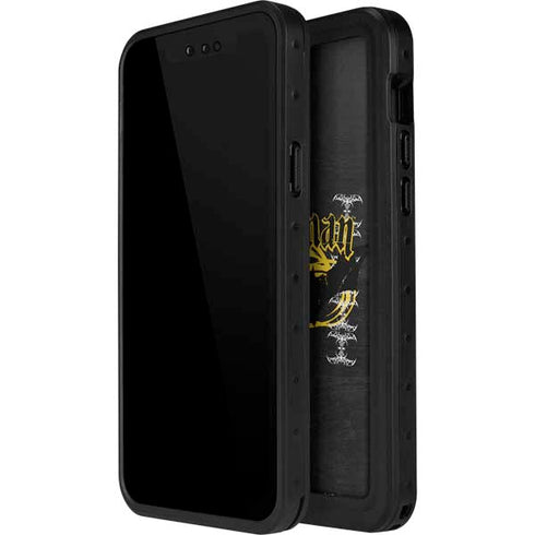 DC Comics Batman Dark Knight Logo Yellow & Black iPhone 12 Pro Waterproof Case