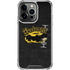 DC Comics Batman Dark Knight Logo Yellow & Black iPhone 13 Pro Clear Case