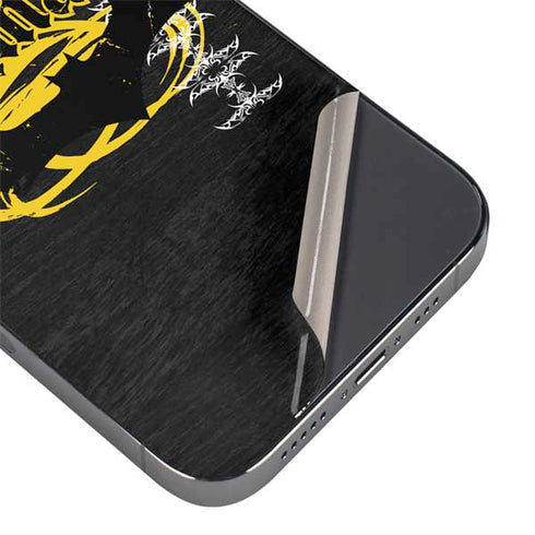 DC Comics Batman Dark Knight Logo Yellow & Black iPhone 13 Pro Skin