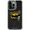 DC Comics Batman Dark Knight Logo Yellow & Black iPhone 15 Pro Clear Case