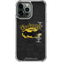 DC Comics Batman Dark Knight Logo Yellow & Black iPhone 14 Pro Max Clear Case