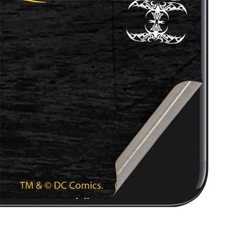 DC Comics Batman Dark Knight Logo Yellow & Black iPhone SE (2nd & 3rd Gen) Skin