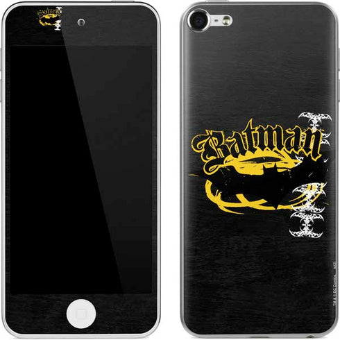 DC Comics Batman Dark Knight Logo Yellow & Black Apple iPod Skin