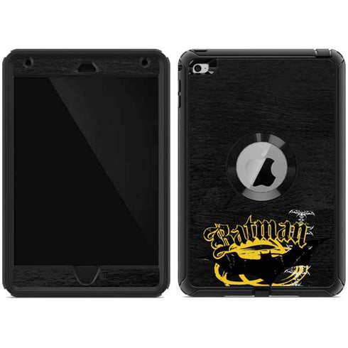 DC Comics Batman Dark Knight Logo Yellow & Black Otterbox Defender iPad Skin
