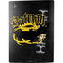 DC Comics Batman Dark Knight Logo Yellow & Black PS5 Digital Edition Console Skin
