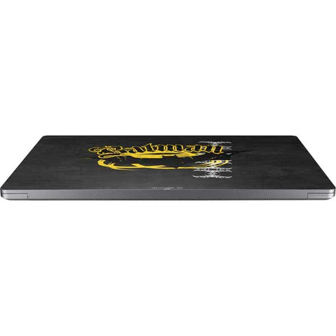 DC Comics Batman Dark Knight Logo Yellow & Black Universal Laptop 14in (11.4 x 8.2in) Skin