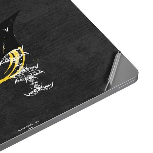 DC Comics Batman Dark Knight Logo Yellow & Black Universal Laptop 18in (14.6 x 10.6in) Skin
