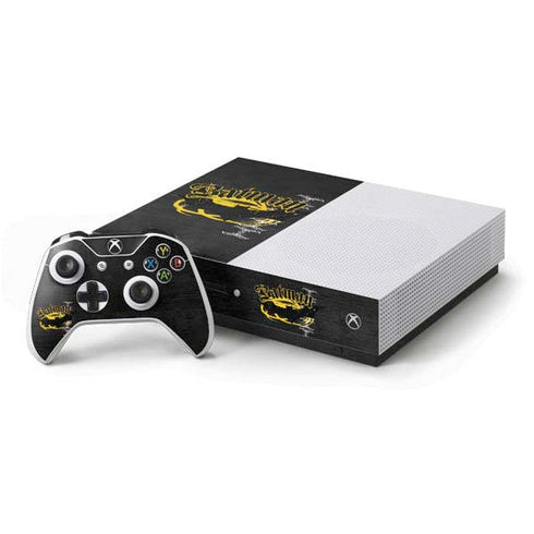 DC Comics Batman Dark Knight Logo Yellow & Black Xbox One Skins
