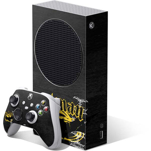 DC Comics Batman Dark Knight Logo Yellow & Black Xbox Series S Bundle Skin