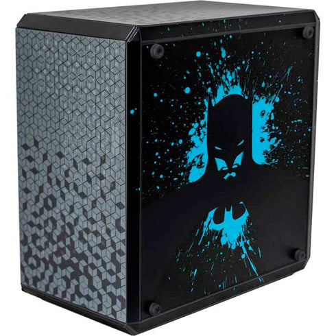 DC Comics Batman Blue Splash character shape Cooler Master MasterBox Q300L Mini Tower Skin