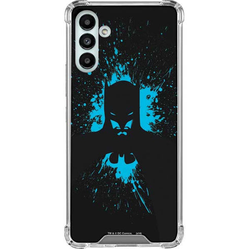DC Comics Batman Blue Splash character shape Galaxy A13 5G Clear Case