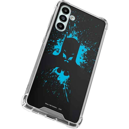 DC Comics Batman Blue Splash character shape Galaxy A13 5G Clear Case