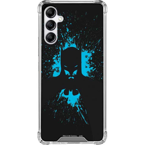 DC Comics Batman Blue Splash character shape Galaxy A14 5G Clear Case