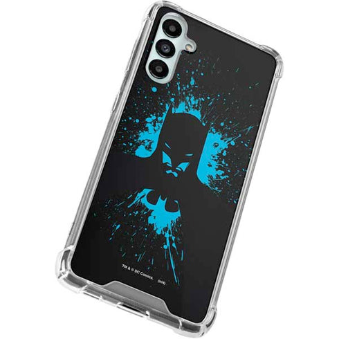 DC Comics Batman Blue Splash character shape Galaxy A15 5G Clear Case
