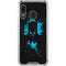 DC Comics Batman Blue Splash character shape Galaxy A30 Clear Case