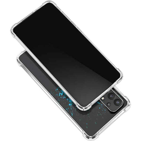 DC Comics Batman Blue Splash character shape Galaxy A32 5G Clear Case