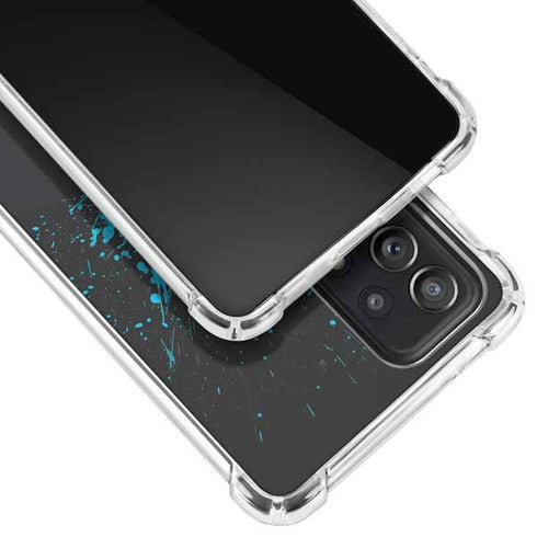 DC Comics Batman Blue Splash character shape Galaxy A52 5G Clear Case
