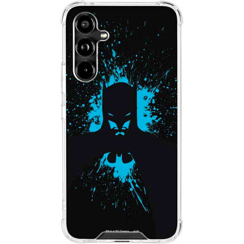 DC Comics Batman Blue Splash character shape Galaxy A54 5G Clear Case
