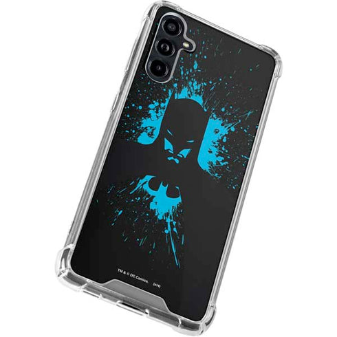 DC Comics Batman Blue Splash character shape Galaxy A54 5G Clear Case