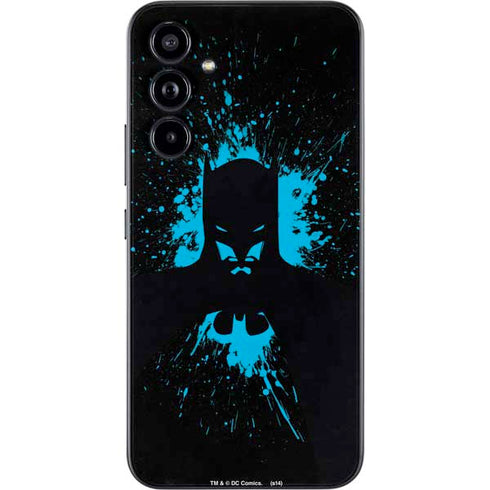 DC Comics Batman Blue Splash character shape Galaxy A54 5G Skin