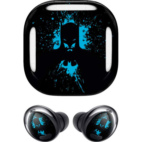 DC Comics Batman Blue Splash character shape Galaxy Buds Pro Skin