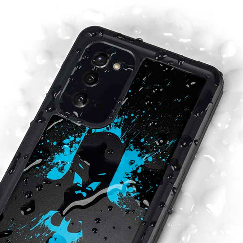 DC Comics Batman Blue Splash character shape Galaxy Note20 5G Waterproof Case