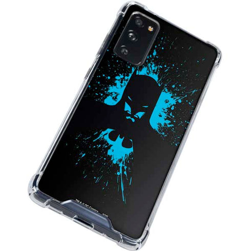 DC Comics Batman Blue Splash character shape Galaxy S20 FE Clear Case