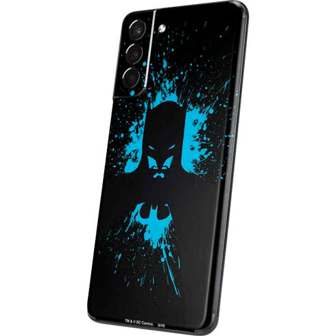 DC Comics Batman Blue Splash character shape Galaxy S21 5G Skin