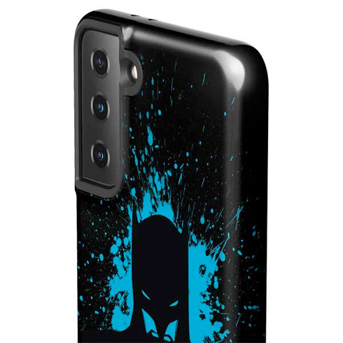 DC Comics Batman Blue Splash character shape Galaxy S21 Plus 5G Pro Case
