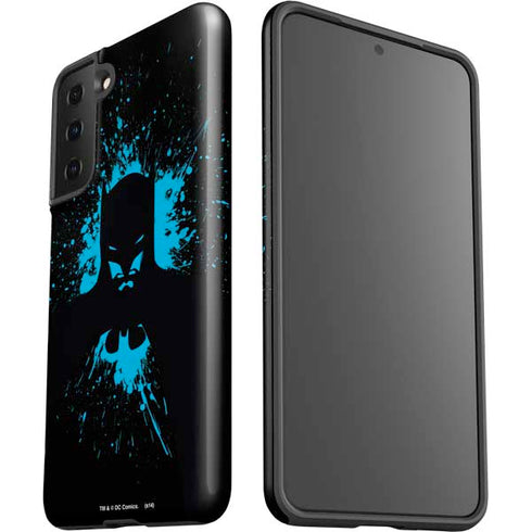 DC Comics Batman Blue Splash character shape Galaxy S21 Plus 5G Pro Case