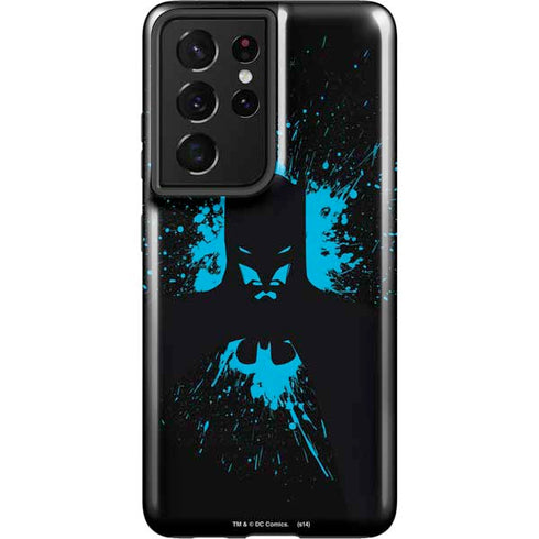 DC Comics Batman Blue Splash character shape Galaxy S21 Ultra 5G Pro Case