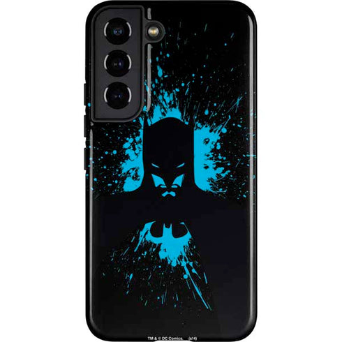 DC Comics Batman Blue Splash character shape Galaxy S22 Pro Case