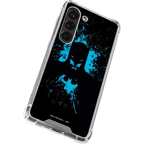 DC Comics Batman Blue Splash character shape Galaxy S23 Clear Case