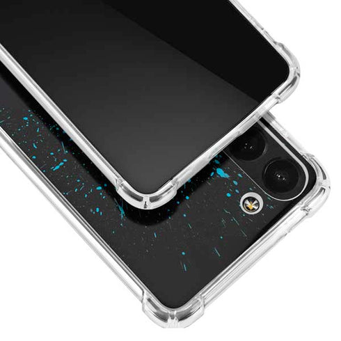 DC Comics Batman Blue Splash character shape Galaxy S23 Clear Case