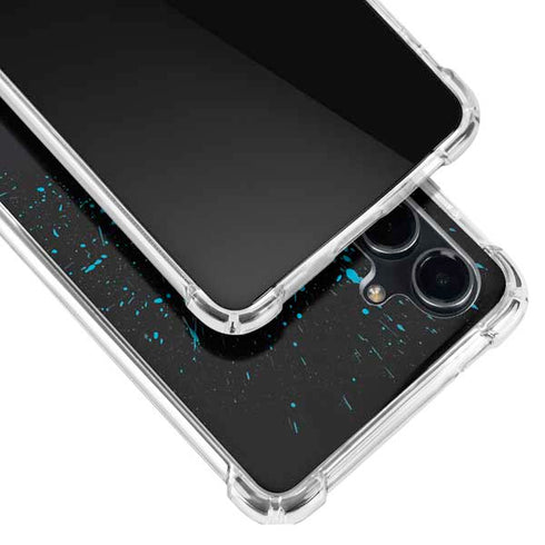 DC Comics Batman Blue Splash character shape Galaxy S23 FE Clear Case
