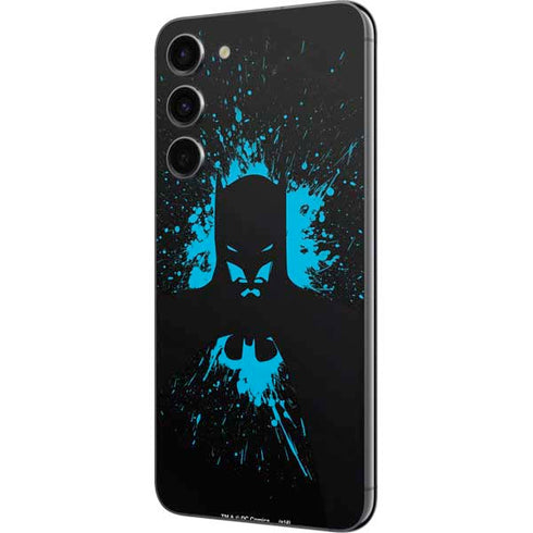 DC Comics Batman Blue Splash character shape Galaxy S23 Plus Skin