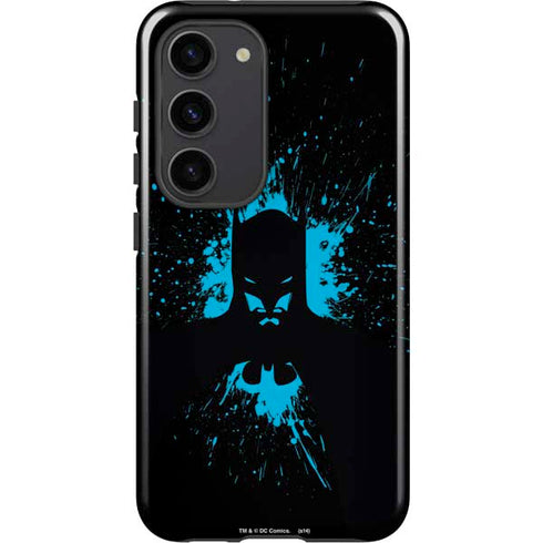 DC Comics Batman Blue Splash character shape Galaxy S23 Pro Case