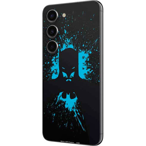 DC Comics Batman Blue Splash character shape Galaxy S23 Skin