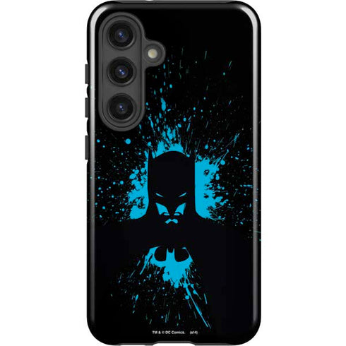 DC Comics Batman Blue Splash character shape Galaxy S24 Plus Impact Case