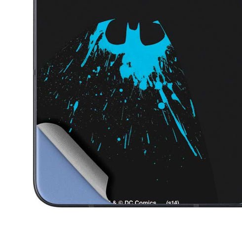 DC Comics Batman Blue Splash character shape Galaxy Z Fold5 5G Skin