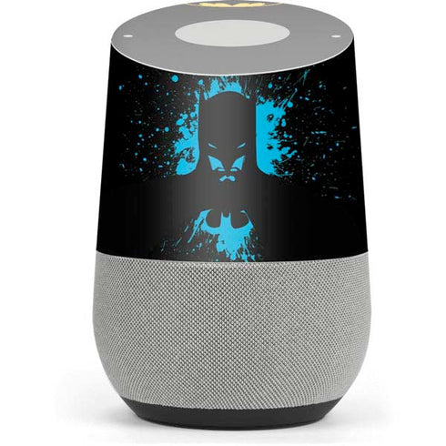 DC Comics Batman Blue Splash character shape Google Home Skin