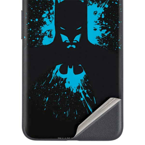 DC Comics Batman Blue Splash character shape Google Pixel 5 Skin