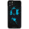 DC Comics Batman Blue Splash character shape iPhone 11 Pro Clear Case
