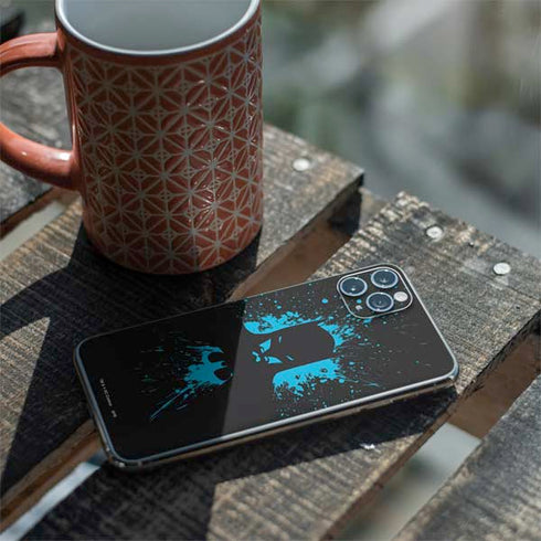 DC Comics Batman Blue Splash character shape iPhone 11 Pro Max Skin