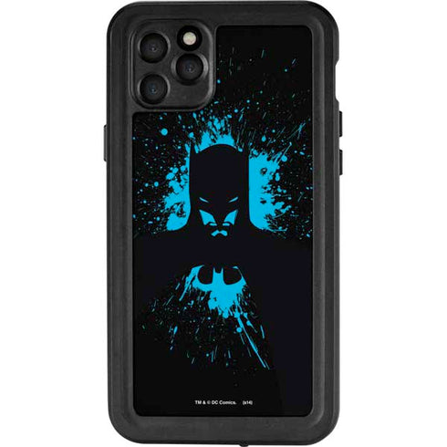 DC Comics Batman Blue Splash character shape iPhone 11 Pro Max Waterproof Case