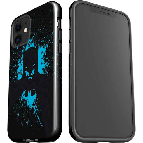 DC Comics Batman Blue Splash character shape iPhone 12 Mini Impact Case